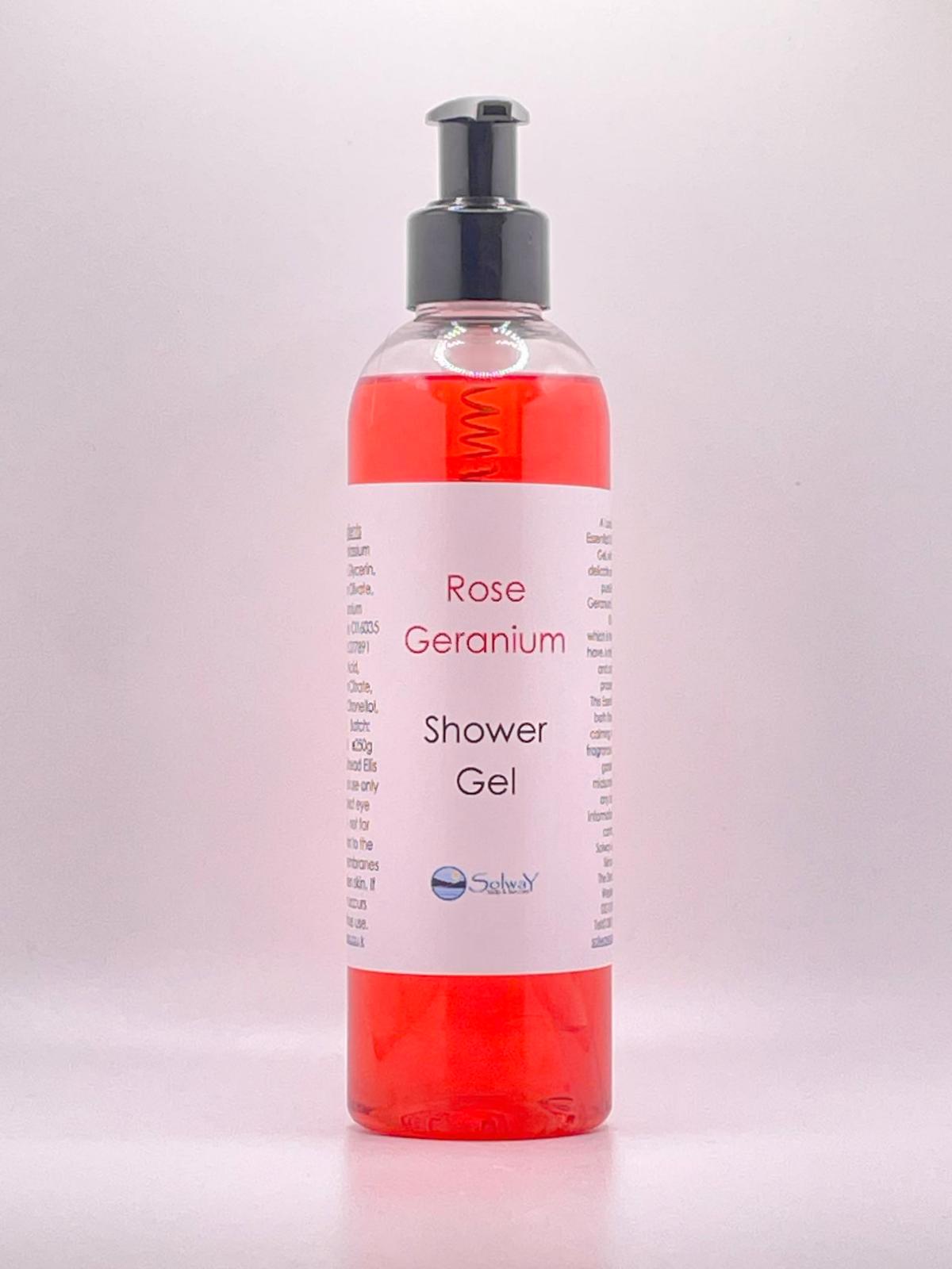 Rose Geranium Shower Gel - Solway Soap