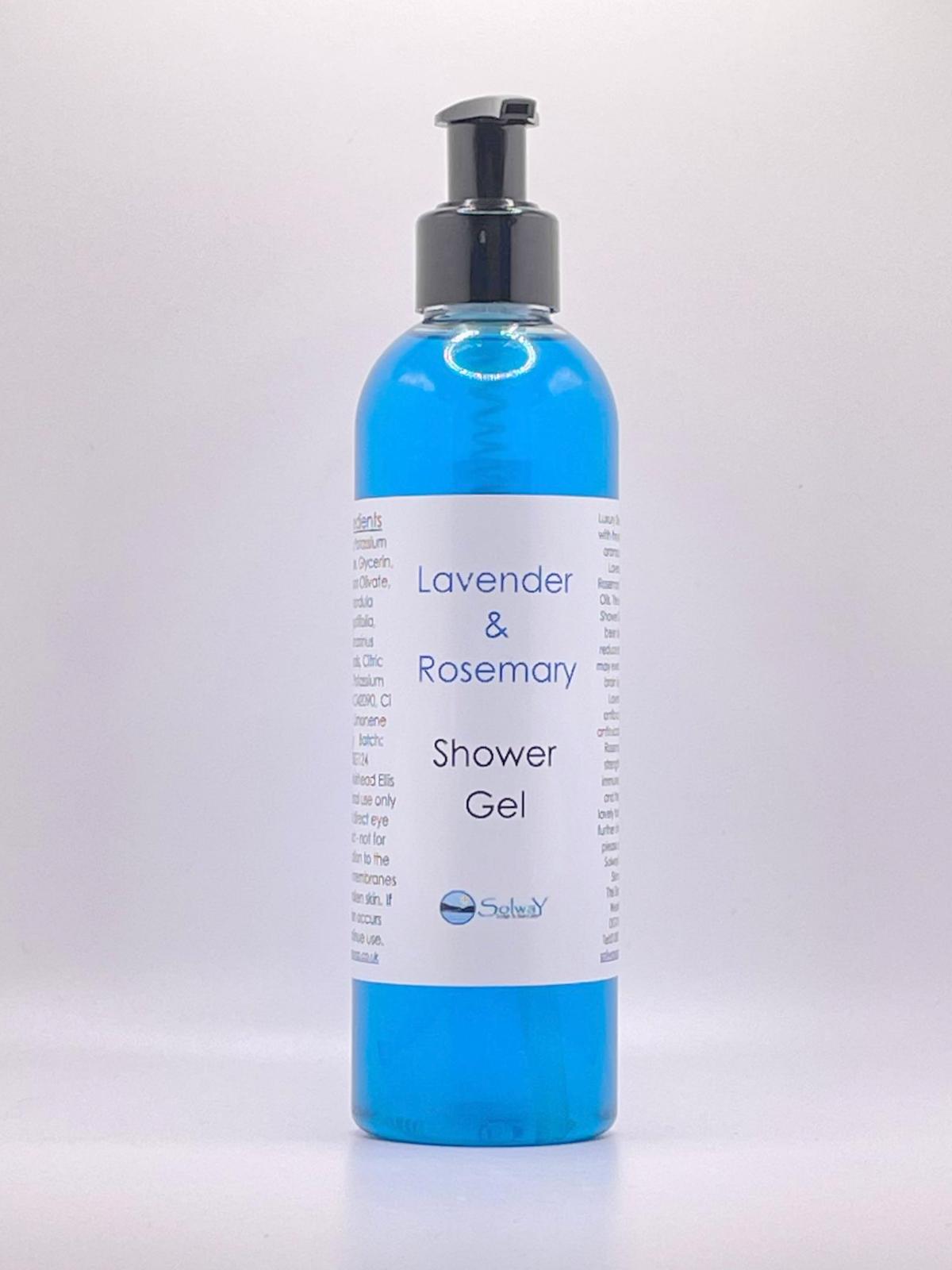 Lavender & Rosemary Shower Gel - Solway Soap