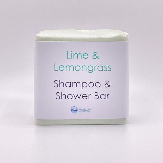 Lime & Lemongrass Shampoo & Shower Bar - Solway Soap