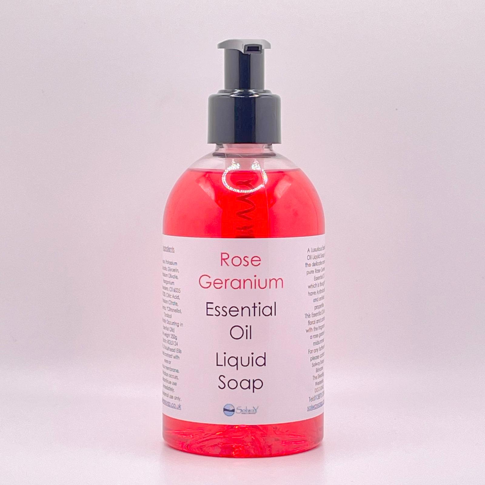 Rose Geranium Liquid Soap - Solway Soap