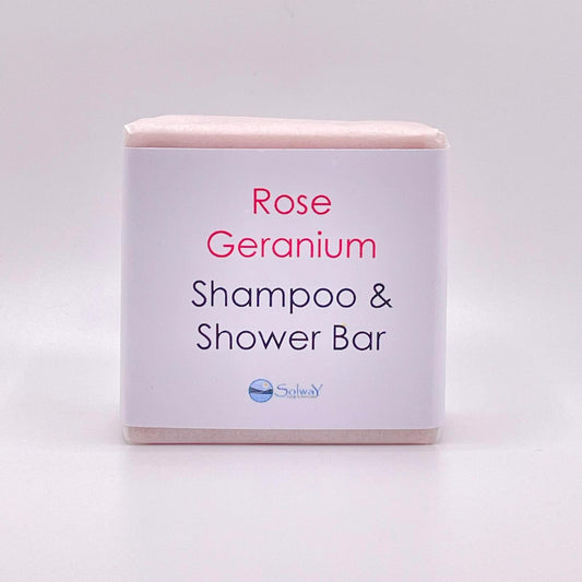 Rose Geranium Shampoo & Shower Bar - Solway Soap
