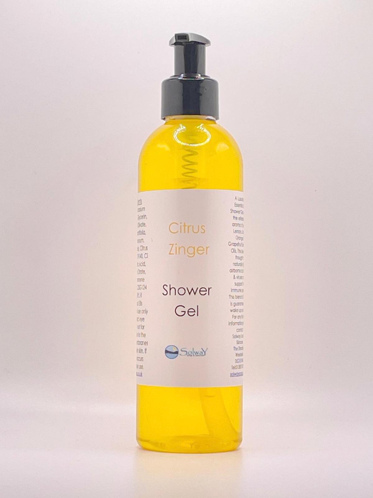 Citrus Zinger Shower Gel - Solway Soap