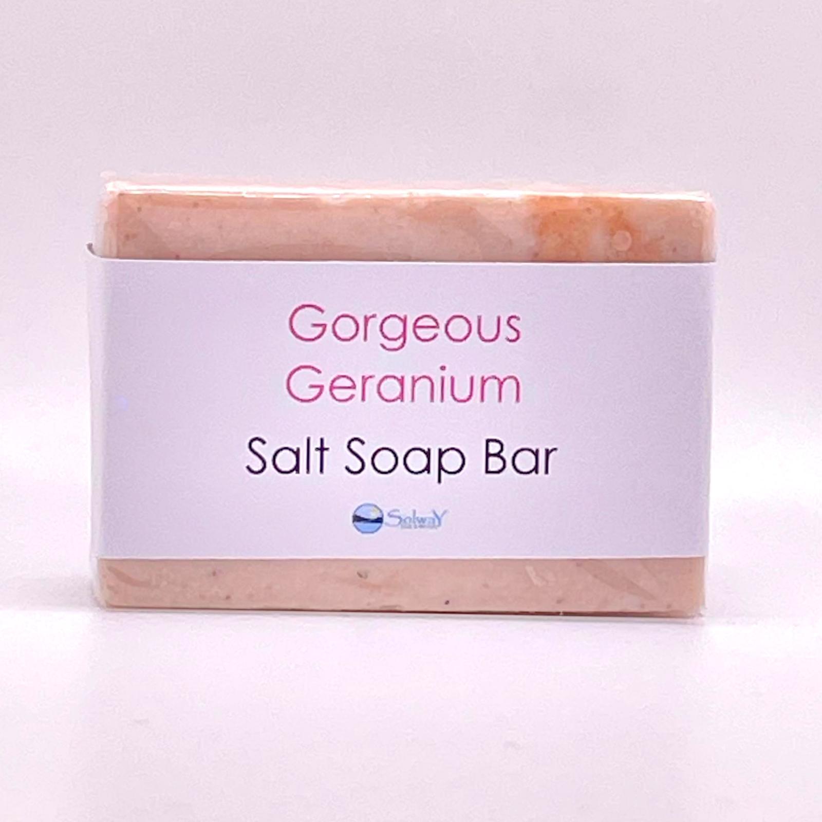 Gorgeous Geranium Salt Soap - Solway Soap