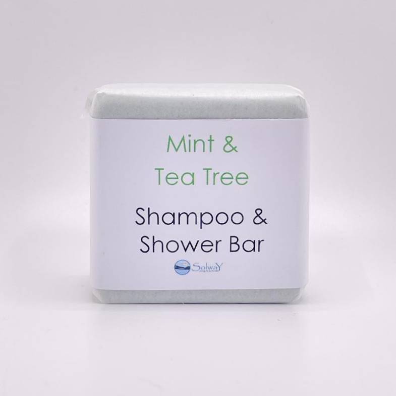 Mint & Tea Tree Shampoo & Shower Bar - Solway Soap