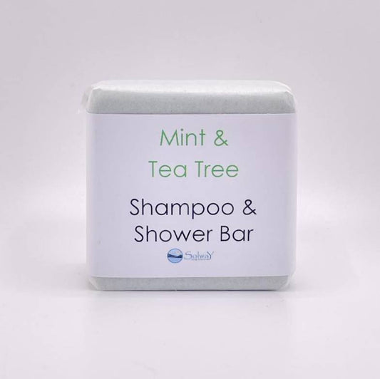 Mint & Tea Tree Shampoo & Shower Bar - Solway Soap