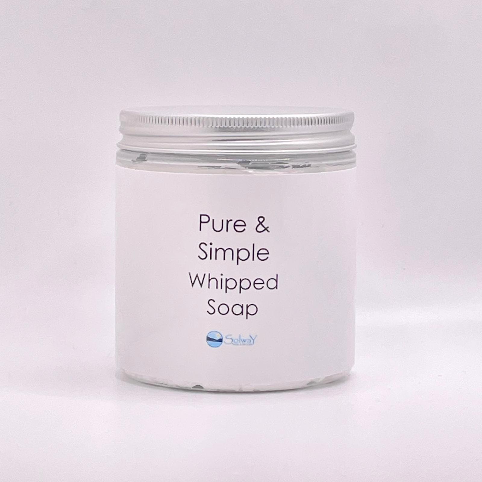 Pure & Simple Whipped soap - Solway Soap